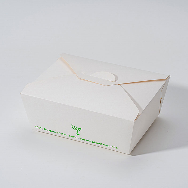 Bosca Páipéir Lóin Compostable le haghaidh Trucailí Bia